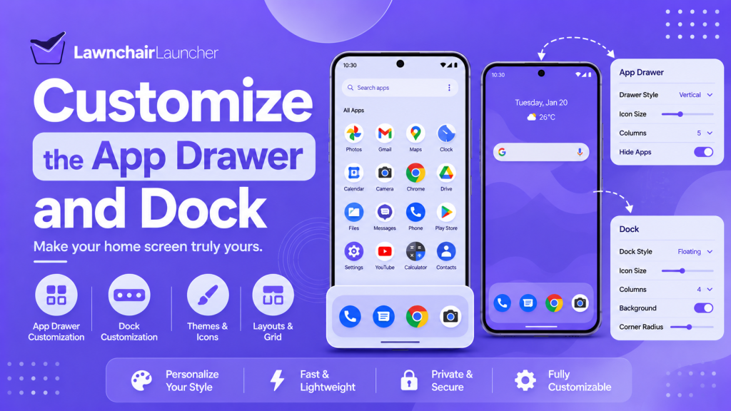 Customize the App Drawer and Dock