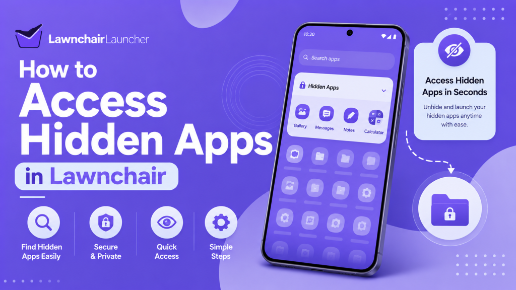 How to Access Hidden Apps in Lawnchair