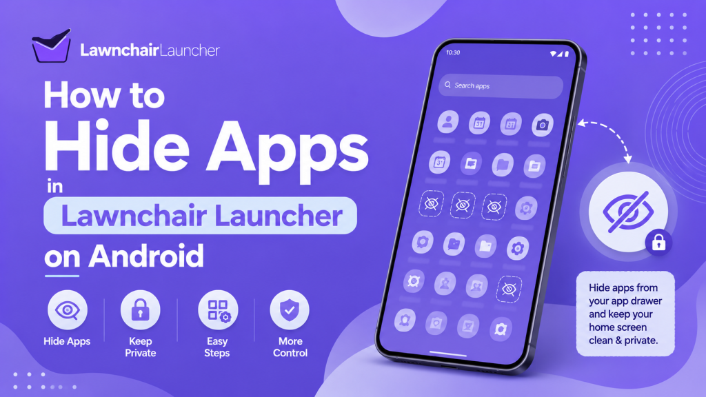 How to Hide Apps in Lawnchair Launcher on Android
