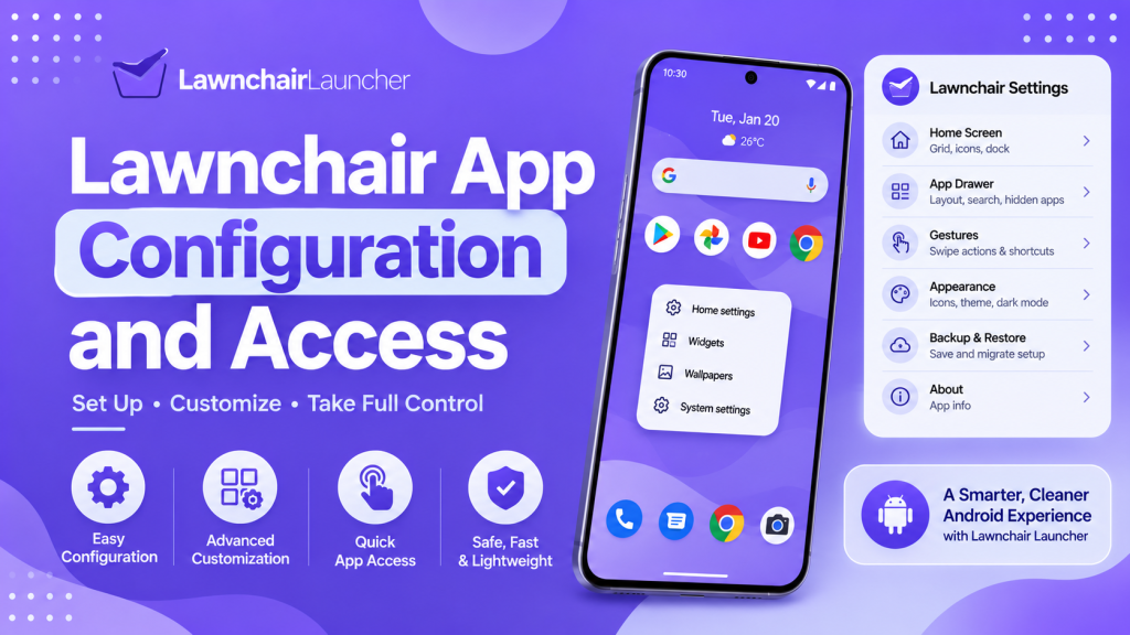 Lawnchair App Configuration and Access